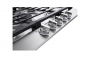 30" LG Built-in Gas Cooktop with EasyClean Surface in Stainless Steel - CBGJ3027S