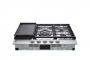 30" LG Built-in Gas Cooktop with EasyClean Surface in Stainless Steel - CBGJ3027S