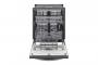 24" LG Top Control Wi-Fi Enabled Dishwasher With TrueSteam And 3rd Rack In Black Stainless Steel - LDTS5552D