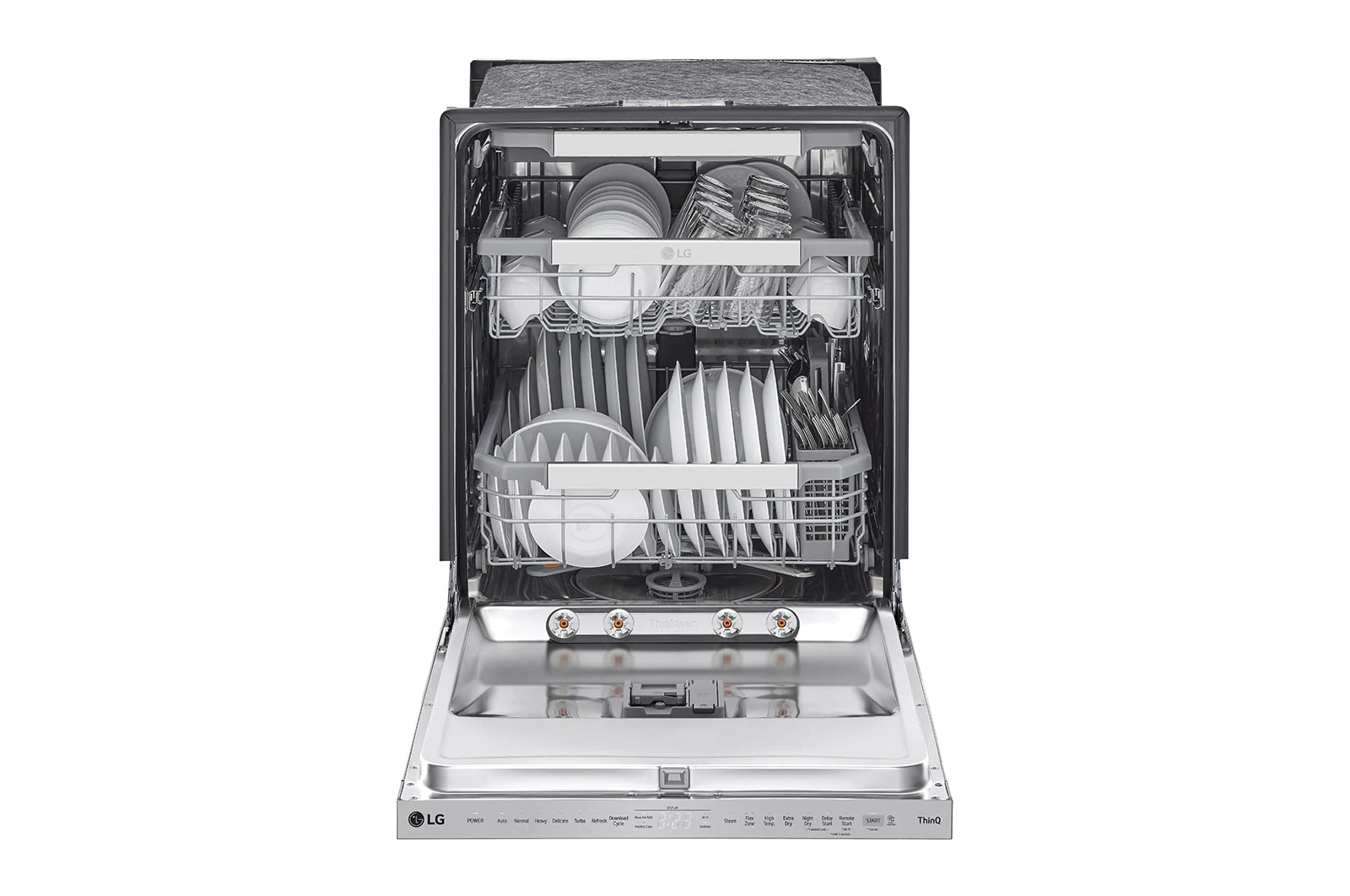24" LG Smart Top Control Dishwasher with QuadWash Pro Dynamic Dry and TrueSteam - LDPS6762S