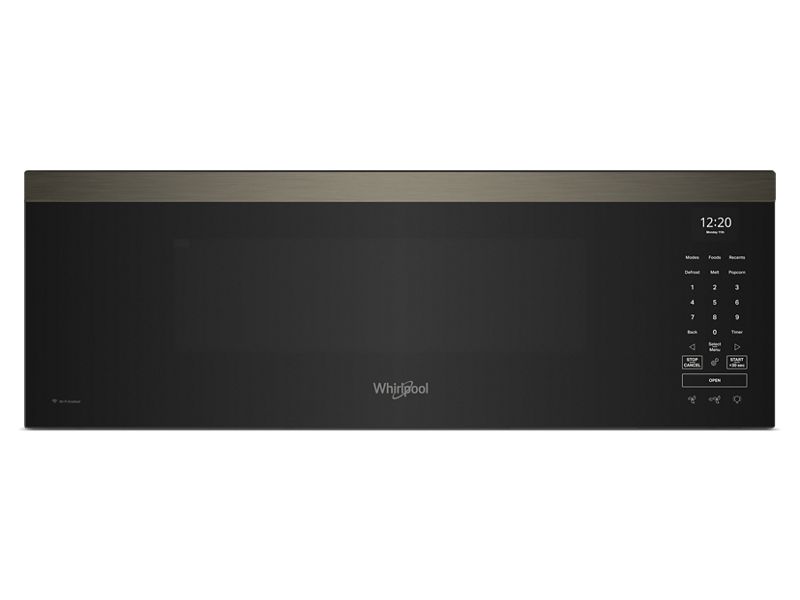 30" Whirlpool 1.1 Cu. Ft. Smart Low Profile Microwave Hood Combination with 450 CRM 4-Speed Venting- YWMML5530RV