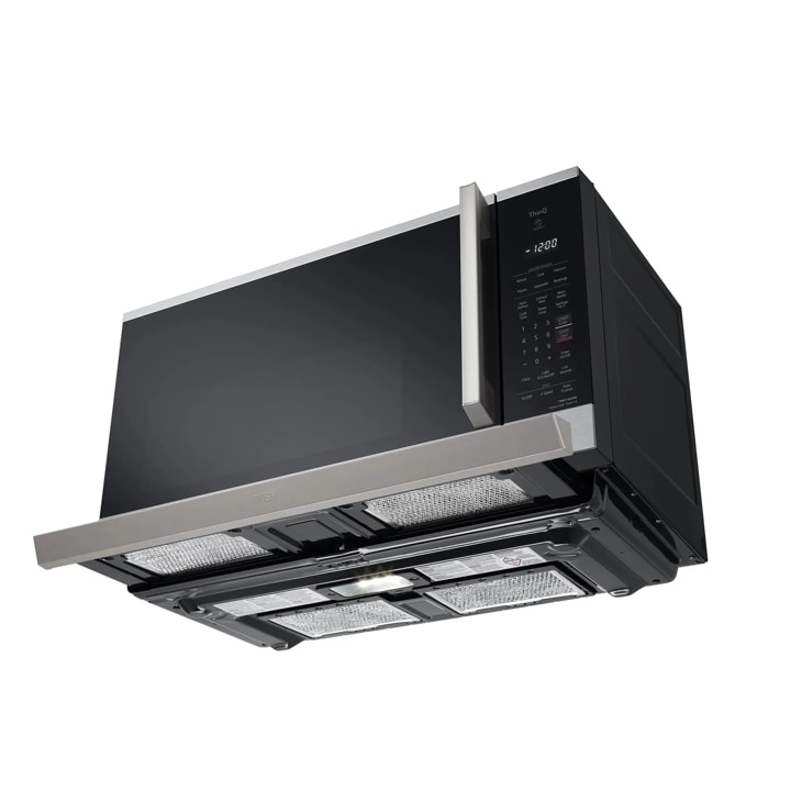 LG 2.1 Cu. Ft. Smart Over-the-Range Microwave Oven with ExtendaVent 2.0 & EasyClean - MVEL2125X
