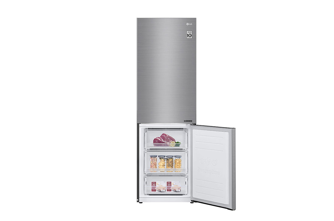 24" LG 12 cu. ft. Counter Depth Bottom Freezer Refrigerator with Door Cooling  - LBNC12231V
