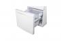 30" LG 21.8 cu.ft. Capacity French Door Refrigerator in White  - LRFNS2200W