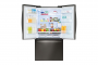 36" LG 28 Cu. Ft. French Door Refrigerator with Slim SpacePlus Ice and Water dispenser - LRFS28XBD