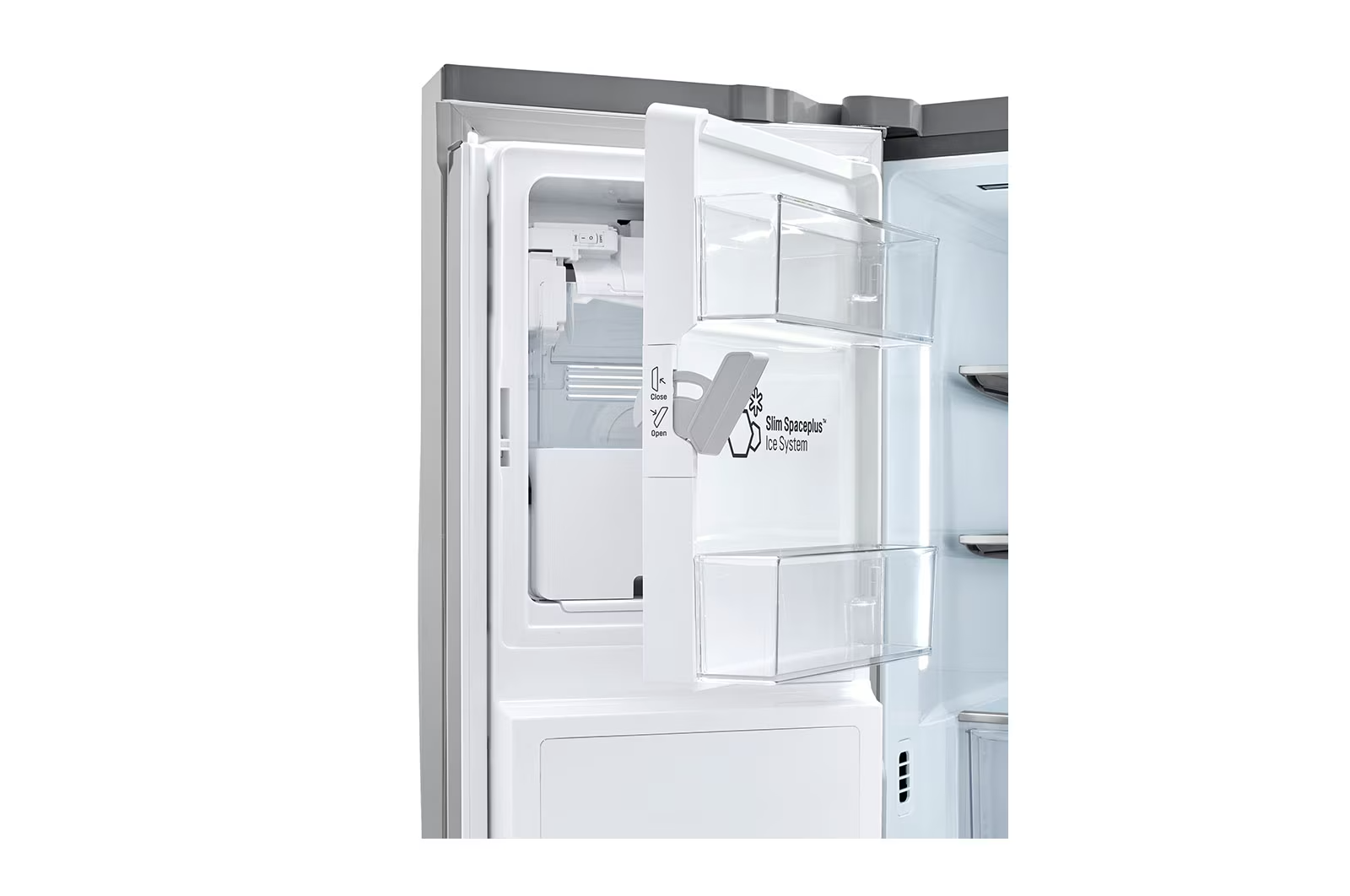 33" LG 24 Cu. Ft. Smart InstaView Refrigerator with Craft Ice Maker - LRFVS2503S
