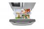 36" LG 28 Cu. Ft. French 3-Door Standard-Depth Refrigerator with Ice - LHFS28XBS