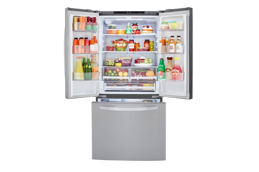 33" LG Smudge Resistant French Door Refrigerator - LRFCS2503S
