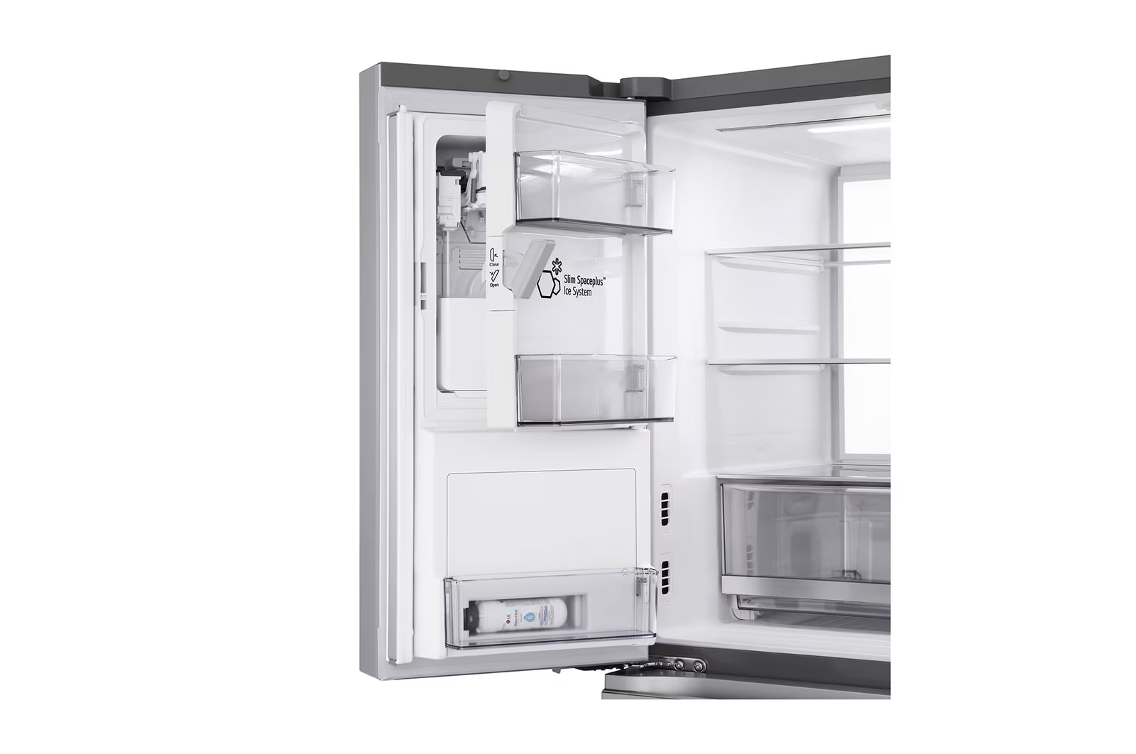 36" LG 29 Cu. Ft. Standard-Depth MAX 4-Door French Door Refrigerator - LF29S9730S