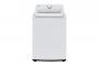 27" LG 4.8 Cu. Ft. Top Load Washer with Agitator and SlamProof Glass Lid in White - WT6105CW
