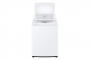 27" LG 4.8 Cu. Ft. Top Load Washer with Agitator and SlamProof Glass Lid in White - WT6105CW