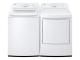 27" LG 4.1 Cu. Ft. Top Load Washer and 7.3 Cu. Ft. Electric Dryer - WT6105CW-DLE6100W