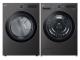 27" LG 5.0 Cu. Ft. Mega Capacity Smart Front Load Washer and 7.4 Cu. Ft. Ultra Large Capacity Smart TurboSteam Front Load Dryer - WM6700HBA-DLEX6700B-OPEN BOX
