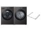 27" LG Front Load Washer and TurboSteam AI Dry Dryer and Stacking Kit - KSTK4-WM6500HBA-DLEX6500B