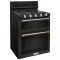 30" KitchenAid 6 Cu. Ft. Double Oven Convection Gas Range With 5 Burner - KFGD500EBS