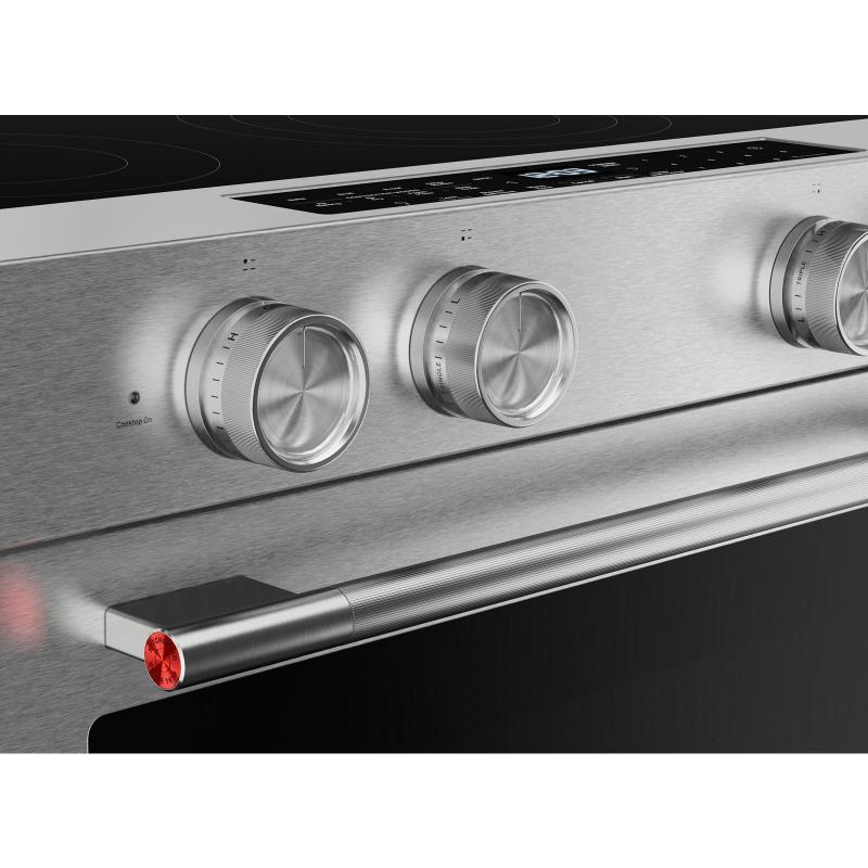 30" KitchenAid 5.3 Cu. Ft. Smart Slide-in Electric Range with Convection Cooking Modes - YKSES330SPS