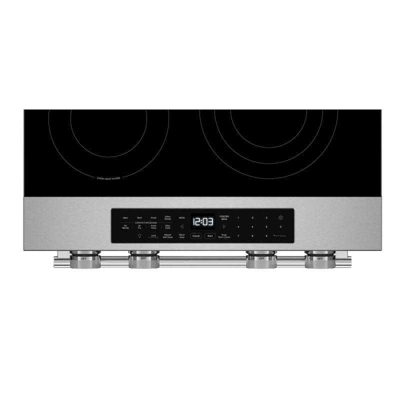 30" KitchenAid 5.3 Cu. Ft. Smart Slide-in Electric Range with Convection Cooking Modes - YKSES330SPS