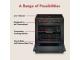 30" KitchenAid 5.0 Cu. Ft. Smart Slide-in Gas Range with Convection Cooking Modes and 2-in-1 Burner - KSGS530SBE