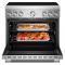 36" KitchenAid 6-Element Induction Freestanding Commercial-Style Range with Air Fry - KFIS936SSS