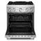 30" KitchenAid 4 Burner Commercial-Style Dual Fuel Range - KFDS930SSS