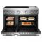 48" KitchenAid 6-Element Induction Freestanding Commercial-Style Range with Griddle - KFID948SSS