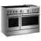 48" KitchenAid 6-Element Induction Freestanding Commercial-Style Range with Griddle - KFID948SSS