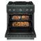 30" KitchenAid 4 Burner Commercial-Style Dual Fuel Range - KFDS930SJP