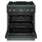 30" KitchenAid 4 Burner Commercial-Style Dual Fuel Range - KFDS930SJP