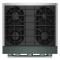 30" KitchenAid 4 Burner Commercial-Style Dual Fuel Range - KFDS930SJP