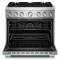 36" Kitchenaid 6 Burner Commercial-Style Dual Fuel Range - KFDS936SDC
