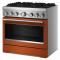36" Kitchenaid 6 Burner Commercial-Style Dual Fuel Range - KFDS936SSC