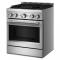 30" KitchenAid 4 Burner Commercial-Style Gas Range - KFGS930SSS