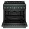 36" KitchenAid 6 Burner Commercial-Style Gas Range - KFGS936SJP