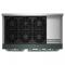 48" KitchenAid 6 Burner Commercial-Style Gas Range with Griddle - KFGD948SJP