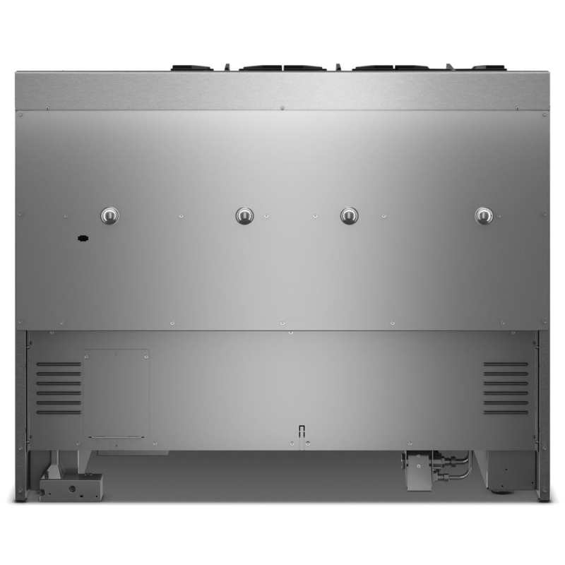 48" KitchenAid 6 Burner Commercial-Style Gas Range with Griddle - KFGD948SJP