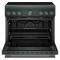 36" KitchenAid 6-Element Induction Freestanding Commercial-Style Range - KFIS936SJP