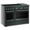 48" KitchenAid 6-Element Induction Freestanding Commercial-Style Range with Griddle - KFID948SJP