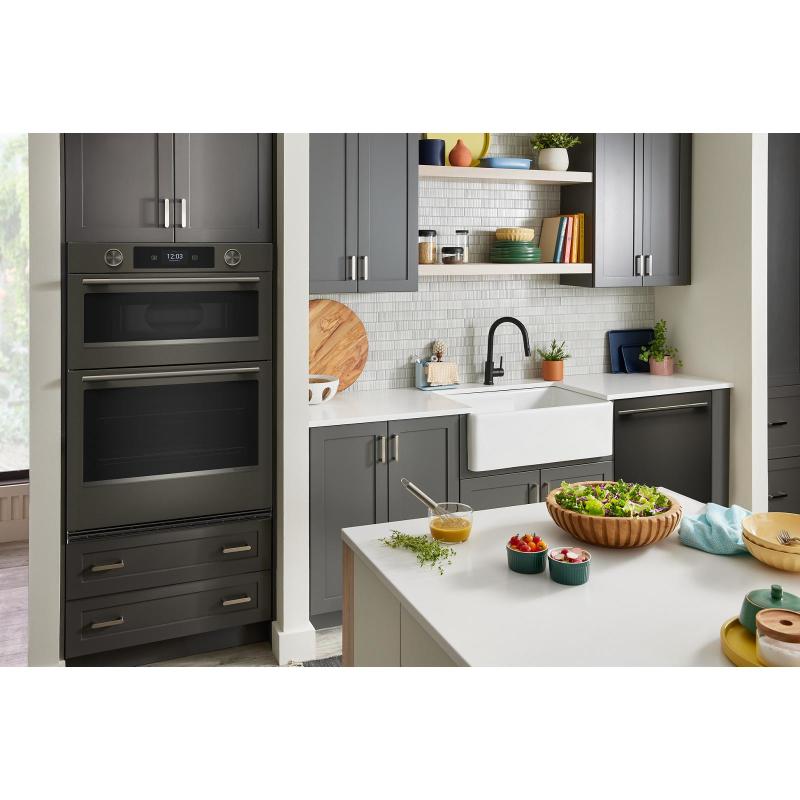 30" Kitchenaid Smart Electric Combo Wall Oven - KOEC930SBE