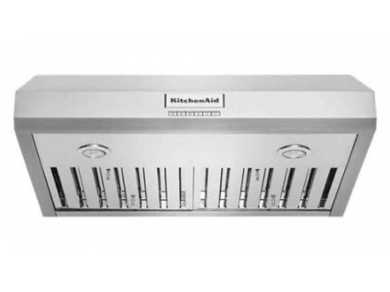 30" KitchenAid 585 CFM Under-Cabinet Range Hood in Stainless Steel - KVUC600KSS