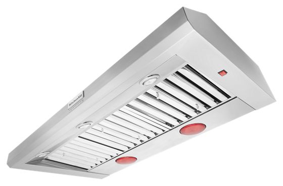 48" KitchenAid Wall Mounted Range Hood Canopy in Stainless Steel - KVWC958KSS