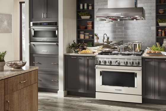 36" KitchenAid Canopy Wall Mounted Range Hood in Stainless Steel - KVWC956KSS