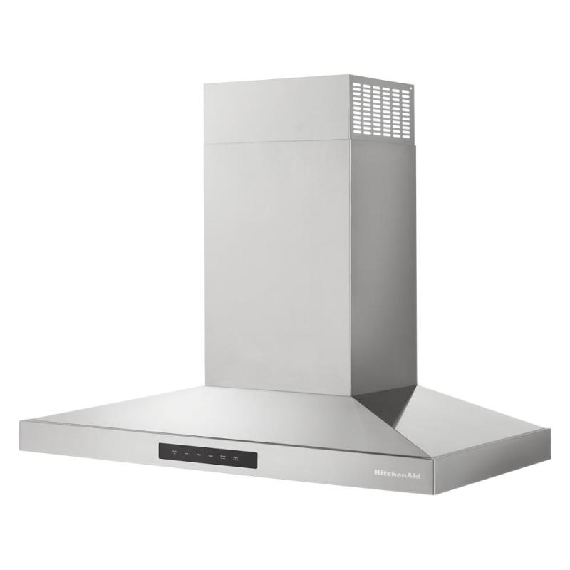 36" KitchenAid Wall-Mount 4-Speed Canopy Hood - KVWC736SSS