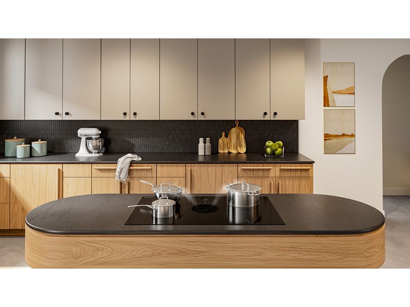 36" KitchenAid NextGen Induction Downdraft Cooktop with Bridge XL Even-Heat Zone - KCID936SBL