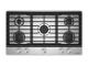 36" KitchenAid Gas-on-Metal Cooktop with 5 Versatile Burners - KCGK336SSS