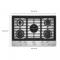 30" KitchenAid Gas-on-Metal Cooktop with an Integrated Wok Grate - KCGK730SSS