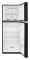 24" Whirlpool 11.6 Cu. Ft. Top-Freezer Refrigerator In Black - WRT312CZJB