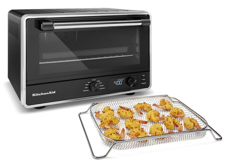 17" KitchenAid 0.74 Cu. Ft. Digital Countertop Oven with Air Fry - KCO124BM
