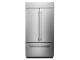 42" KitchenAid 24.2 Cu. Ft. Built-In Stainless French Door Refrigerator with Platinum Interior Design - KBFN502ESS
