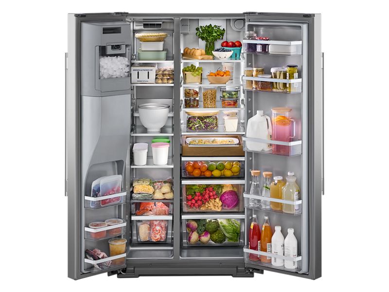 36" KitchenAid 28.7 Cu. Ft. Side-by-Side Refrigerator - KRSF536RPS