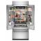36" Kitchenaid 20.8 Cu. Ft. Built-In French Door Bottom Mount Refrigerator - KBFN536SPS